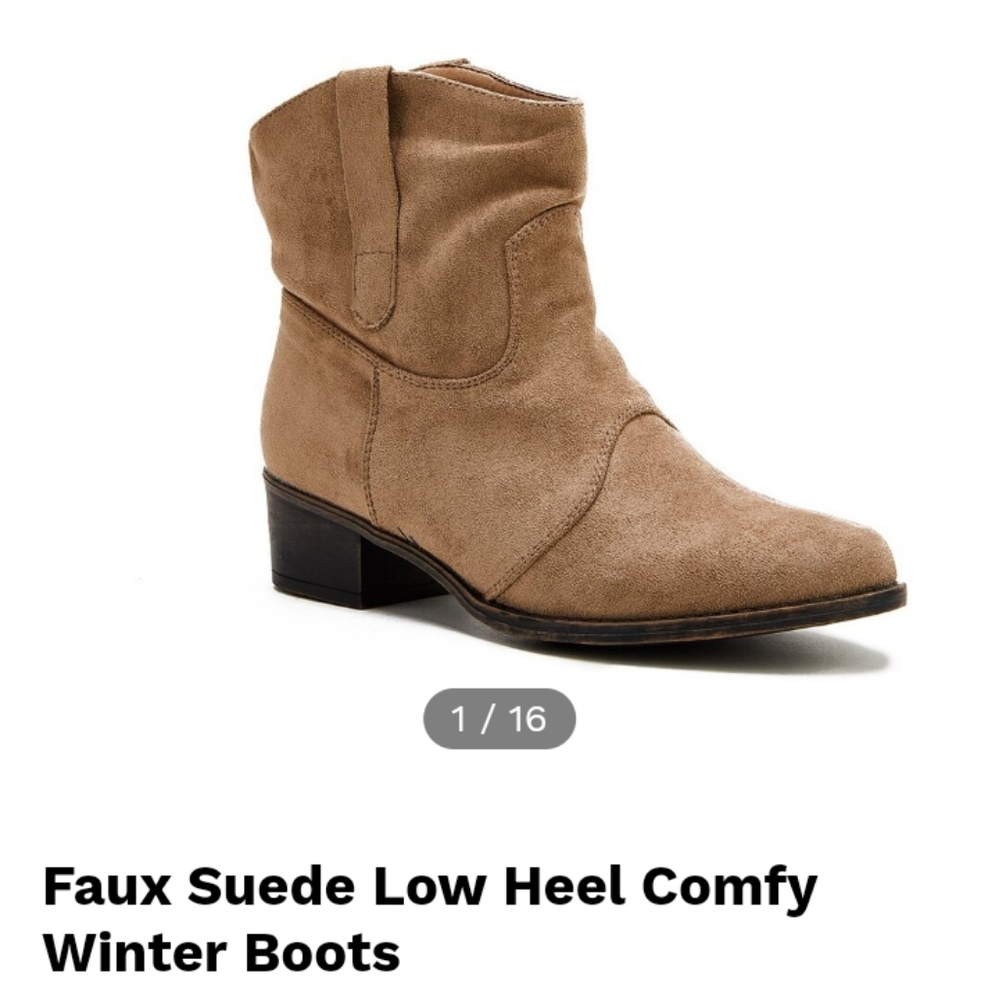 Women's Faux Suede Boots
